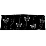 Black and White Butterfly Pattern Body Pillow Case (Dakimakura) Body Pillow Case