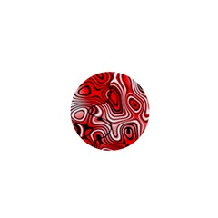 Black Red White Abstract Stripes 1  Mini Buttons by SpinnyChairDesigns