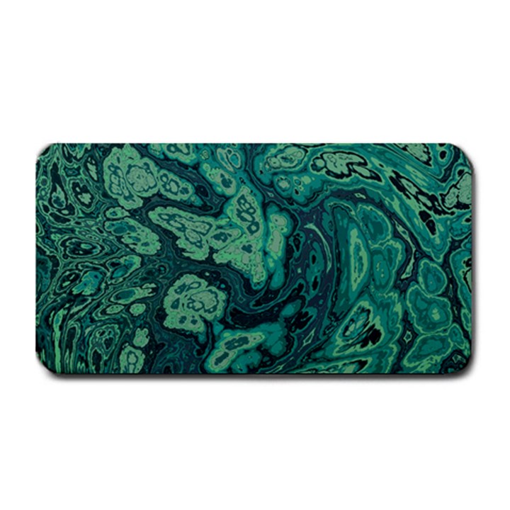 Dark Green Marbled Texture Medium Bar Mats