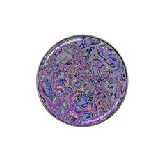 Colorful Marbled Paint Texture Hat Clip Ball Marker (4 Pack) by SpinnyChairDesigns