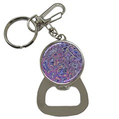 Colorful Marbled Paint Texture Bottle Opener Key Chain by SpinnyChairDesigns