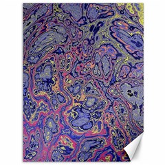 Colorful Marbled Paint Texture Canvas 36  X 48  by SpinnyChairDesigns