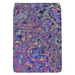 Colorful Marbled Paint Texture Removable Flap Cover (s) by SpinnyChairDesigns