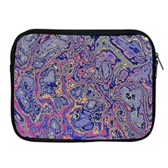 Colorful Marbled Paint Texture Apple Ipad 2/3/4 Zipper Cases by SpinnyChairDesigns