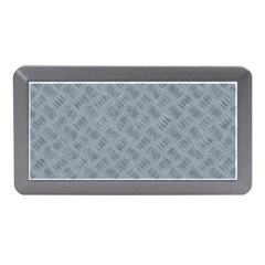 Grey Diamond Plate Metal Texture Memory Card Reader (mini) by SpinnyChairDesigns