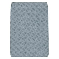 Grey Diamond Plate Metal Texture Removable Flap Cover (s) by SpinnyChairDesigns