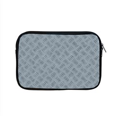 Grey Diamond Plate Metal Texture Apple Macbook Pro 15  Zipper Case by SpinnyChairDesigns