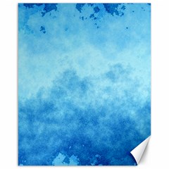 Abstract Sky Blue Texture Canvas 16  X 20  by SpinnyChairDesigns