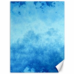 Abstract Sky Blue Texture Canvas 36  X 48  by SpinnyChairDesigns