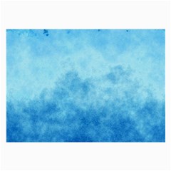 Abstract Sky Blue Texture Large Glasses Cloth