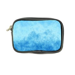 Abstract Sky Blue Texture Coin Purse by SpinnyChairDesigns