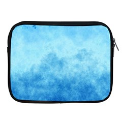 Abstract Sky Blue Texture Apple Ipad 2/3/4 Zipper Cases by SpinnyChairDesigns