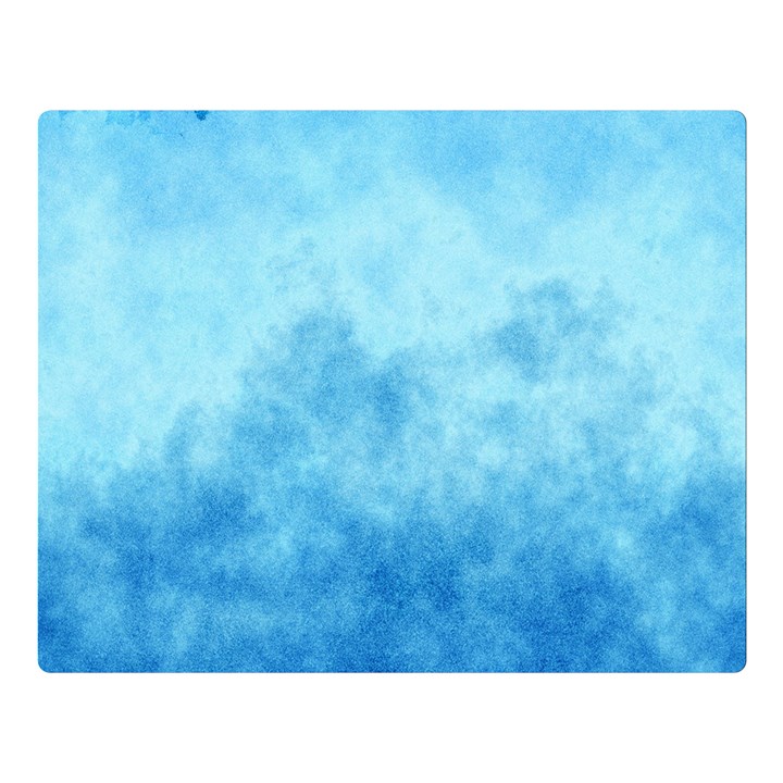 Abstract Sky Blue Texture Double Sided Flano Blanket (Large) 