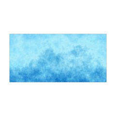 Abstract Sky Blue Texture Yoga Headband by SpinnyChairDesigns