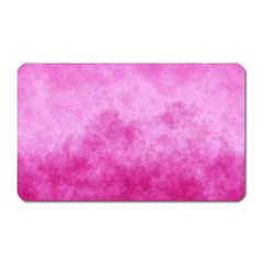 Abstract Pink Grunge Texture Magnet (rectangular) by SpinnyChairDesigns