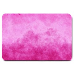 Abstract Pink Grunge Texture Large Doormat  by SpinnyChairDesigns