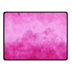 Abstract Pink Grunge Texture Double Sided Fleece Blanket (Small)  45 x34  Blanket Front