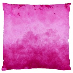 Abstract Pink Grunge Texture Standard Flano Cushion Case (two Sides) by SpinnyChairDesigns