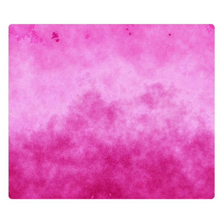 Abstract Pink Grunge Texture Double Sided Flano Blanket (Small) 