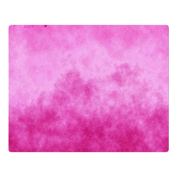 Abstract Pink Grunge Texture Double Sided Flano Blanket (Large) 