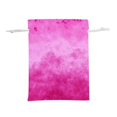 Abstract Pink Grunge Texture Lightweight Drawstring Pouch (s) by SpinnyChairDesigns