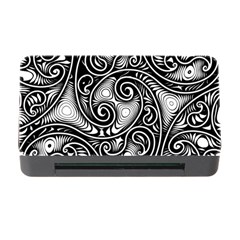 Abstract Paisley Black And White Memory Card Reader With Cf by SpinnyChairDesigns