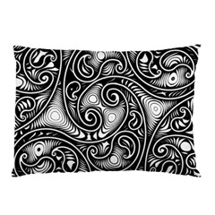 Abstract Paisley Black And White Pillow Case (two Sides) by SpinnyChairDesigns