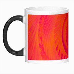 Pink And Orange Swirl Morph Mugs by SpinnyChairDesigns