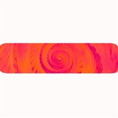 Pink And Orange Swirl Large Bar Mats by SpinnyChairDesigns