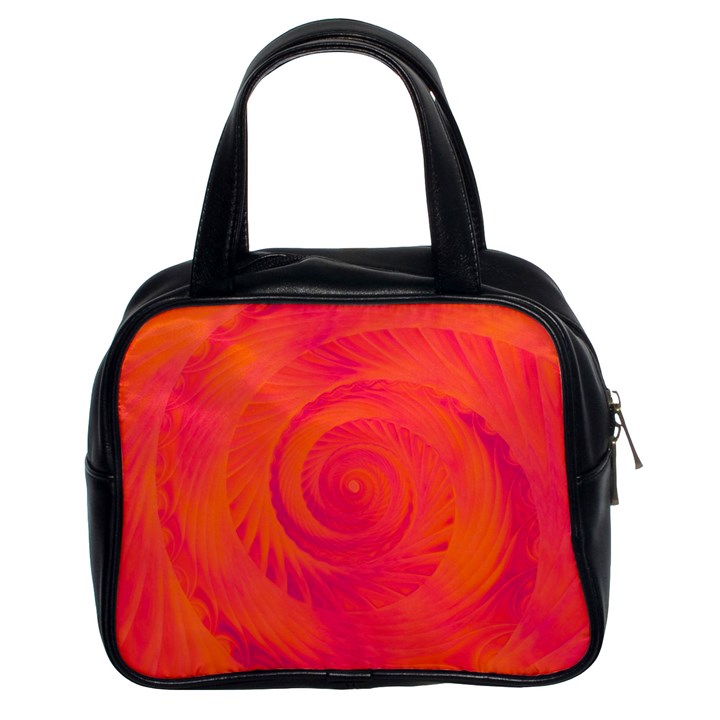 Pink and Orange Swirl Classic Handbag (Two Sides)