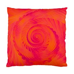 Pink And Orange Swirl Standard Cushion Case (one Side) by SpinnyChairDesigns