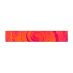 Pink and Orange Swirl Flano Scarf (Mini) Front