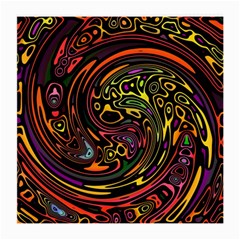 Abstract Tribal Swirl Medium Glasses Cloth (2 Sides) by SpinnyChairDesigns