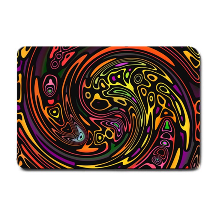 Abstract Tribal Swirl Small Doormat 