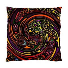 Abstract Tribal Swirl Standard Cushion Case (one Side) by SpinnyChairDesigns