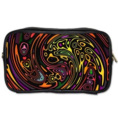 Abstract Tribal Swirl Toiletries Bag (one Side) by SpinnyChairDesigns