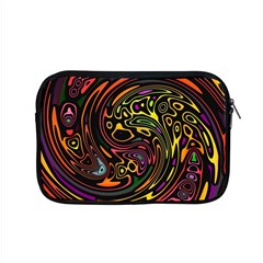 Abstract Tribal Swirl Apple Macbook Pro 15  Zipper Case by SpinnyChairDesigns