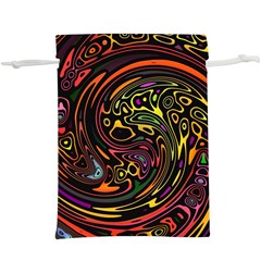 Abstract Tribal Swirl  Lightweight Drawstring Pouch (xl) by SpinnyChairDesigns