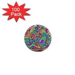 Ugliest Pattern In The World 1  Mini Magnets (100 Pack)  by SpinnyChairDesigns