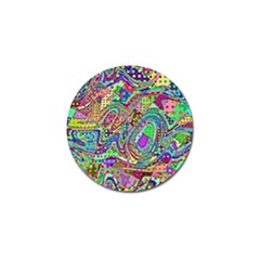 Ugliest Pattern In The World Golf Ball Marker by SpinnyChairDesigns