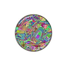 Ugliest Pattern In The World Hat Clip Ball Marker by SpinnyChairDesigns