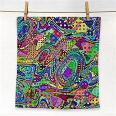 Ugliest Pattern In The World Face Towel by SpinnyChairDesigns