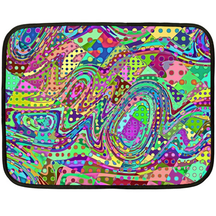 Ugliest Pattern In The World Double Sided Fleece Blanket (Mini) 