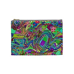 Ugliest Pattern In The World Cosmetic Bag (medium) by SpinnyChairDesigns