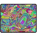 Ugliest Pattern In The World Fleece Blanket (Medium)  60 x50  Blanket Front