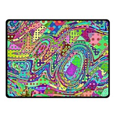 Ugliest Pattern In The World Fleece Blanket (small) by SpinnyChairDesigns