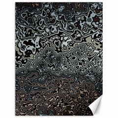 Urban Camouflage Black Grey Brown Canvas 12  X 16  by SpinnyChairDesigns