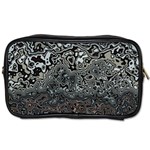 Urban Camouflage Black Grey Brown Toiletries Bag (One Side) Front