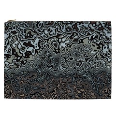 Urban Camouflage Black Grey Brown Cosmetic Bag (xxl) by SpinnyChairDesigns