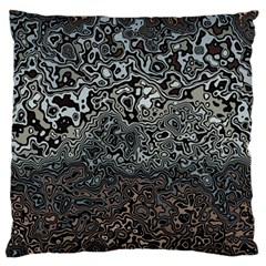 Urban Camouflage Black Grey Brown Standard Flano Cushion Case (one Side) by SpinnyChairDesigns